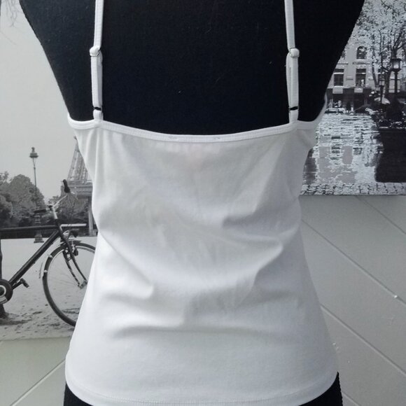 Sugar Thrillz White Camisole Ribbon Detail - Picture 4 of 6